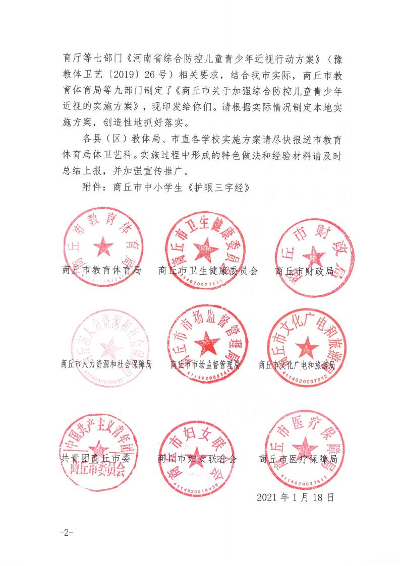 商丘市教育体育局等九部门关于印发《商丘市关于加强综合防控儿童青少年近视的实施方案》的通知(1)_01.jpg